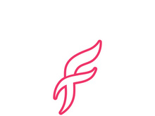 F logo and symbol vector icon app