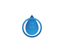 Water drop Logo Template vector