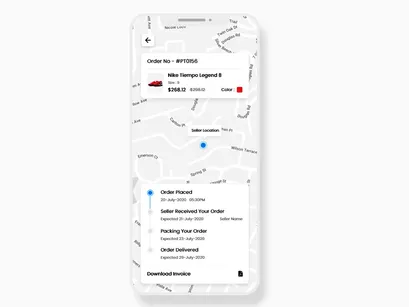 Footwear Online Shopping Mobile App UI Kit