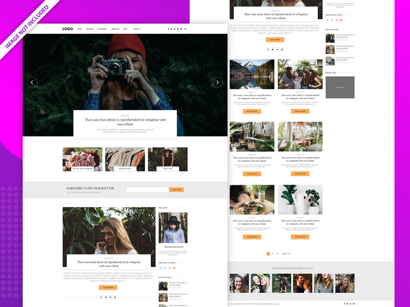 Personal blog template