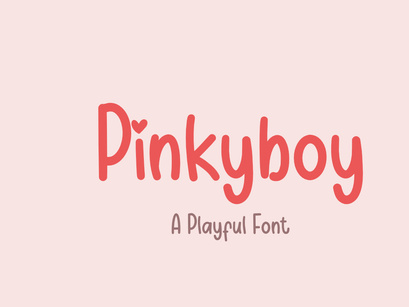 Pinkyboy - Sans Monoline Display