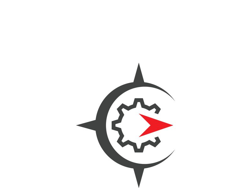Compass logo template vector icon illustration design