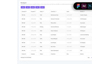 Tables Widgets Dashboard UI Kit