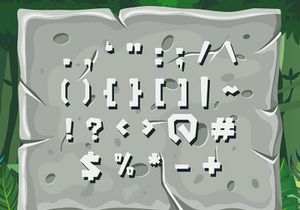 Rumbaz - Rimba, Forest, Game Font