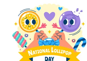 10 National Lollipop Day Illustration