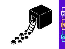 Treasure chest with coins and ladder