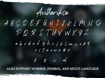 Anttariksa - Brush Script Font