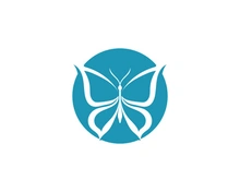 Butterfly icon designbeauty; bright; butterfly; circle; color; colorful; concept; cosmetics; creative; design; element; fashion; flying; business; corporate; floral; flourish; flower;