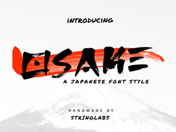 Osake - Japanese Font preview picture