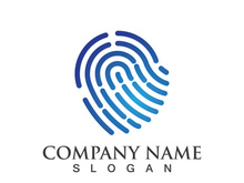 Fingerprint logo vector illustration icon template design