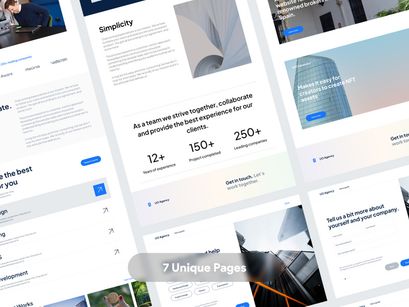 Digital Agency Website UI KIT