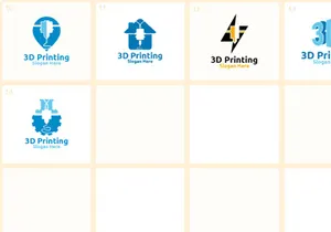 10+ 3D Printing Logo Bundle