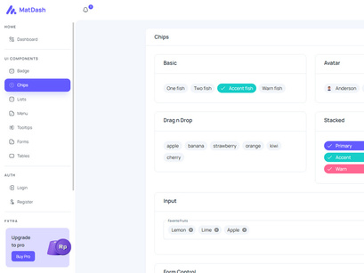 MatDash Free Angular Admin Dashboard Template