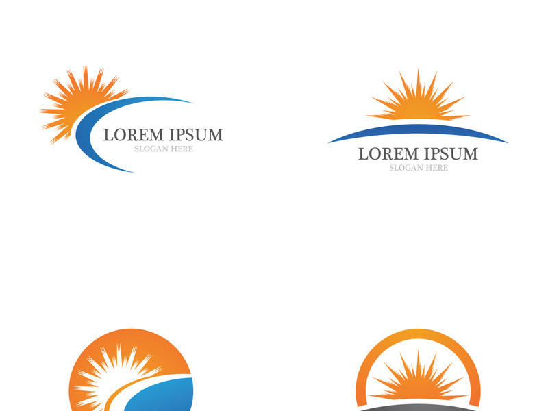 Sun Vector illustration Icon Logo Template design