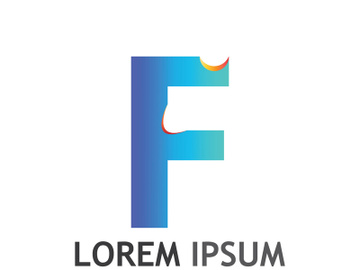 Modern F initial letter logo. preview picture