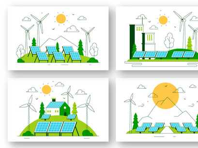 10 Solar Farms Illustration