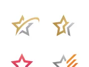 Star Logo Icons Template Vector Illustration Design
