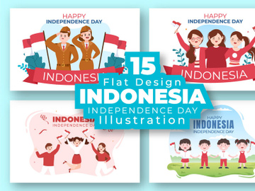 15 Indonesia Independence Day Illustration preview picture
