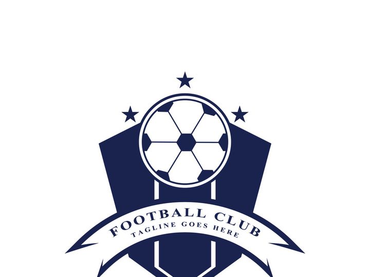 Football logo icon design and symbol soccer club vector