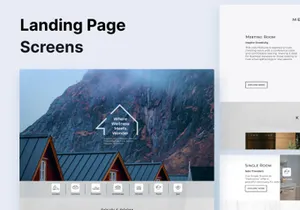 Harmonia | Hotel Landing Page UI Kit