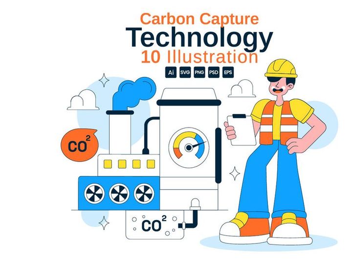 10 Carbon Capture Technology Illustration
