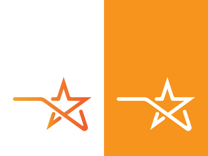 Star icon template vector illustration design