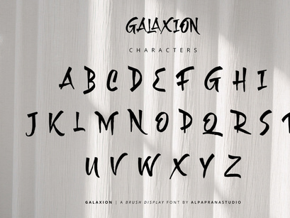 Galaxion - Brush Font