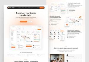 PlanLanding - Landing Page for Organized Productivity
