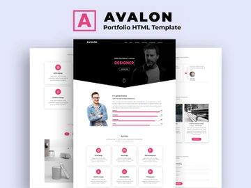 Personal Portfolio HTML Template preview picture