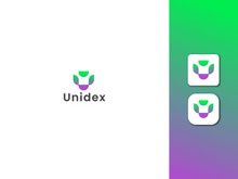 Lettermark Logo - Letter U Logo - Gradient Logo - Business Logo Design