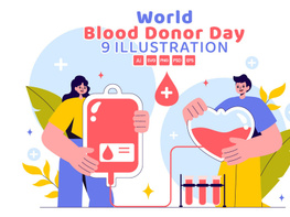 9 World Blood Donor Day Illustration preview picture