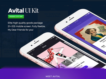 Avital UI Kit preview picture