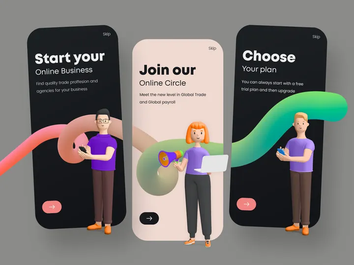 Onboarding App Design