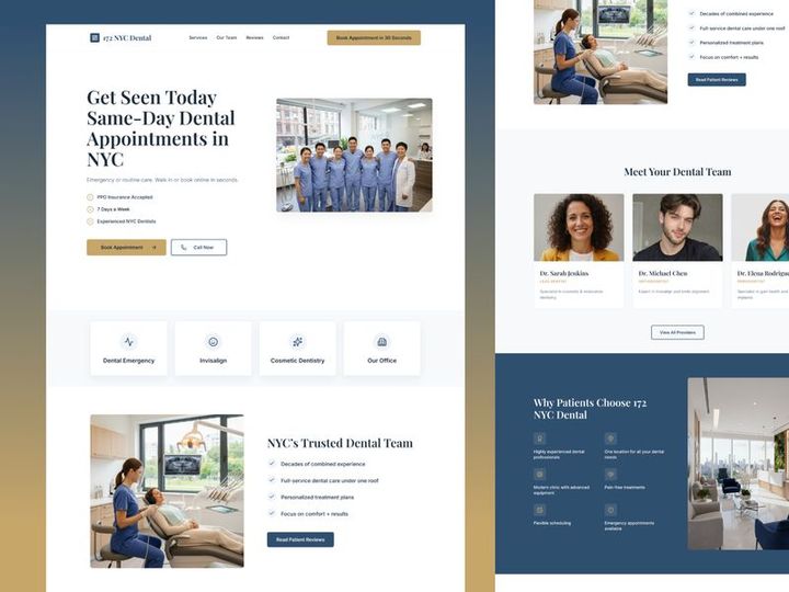 Dental Website UX Redesign That Converts