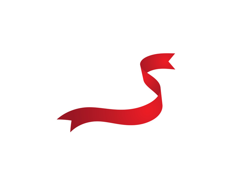 Ribbon illustration design