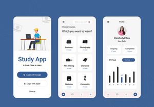 Online Course Education App Mobile Application UI Kit