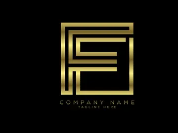 Luxury golden color line letter, Graphic Alphabet Symbol for Corporate Business Identity preview picture