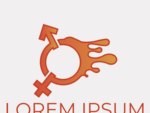 Gender logo design