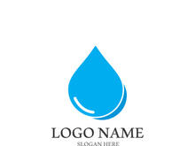 Water drop logo template vector illustration design
