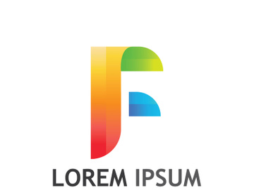 Modern F initial letter logo. preview picture