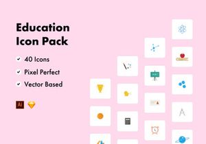 Education Color Icons