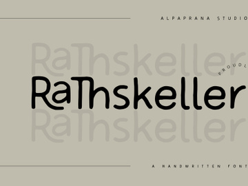 Rathskeller - Handwritten Font preview picture