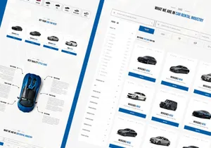 Car Rental Website Design
