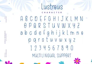 Lustrous - Display Font