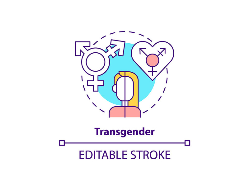 Transgender concept icon