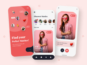 Dating App Design preview picture