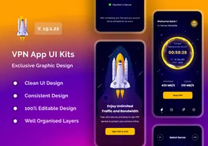 VPN App UI Kits