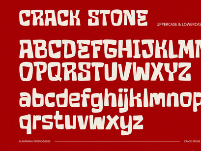 Crack Stone - Display Font