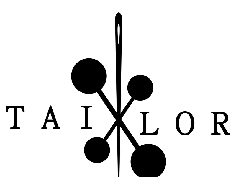 tailor logo icon illustration template combination of buttons for clothes, thread and sewing machine, for clothing product design, convection companies, fashion in vector form