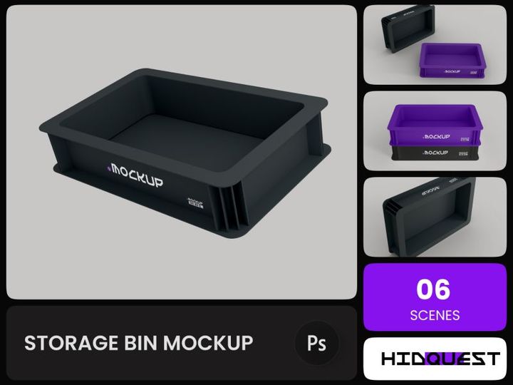 Storage Bin Mockup